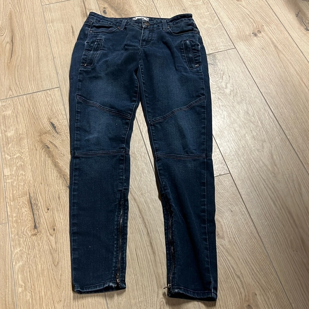 Paige dark wash skinny jeans